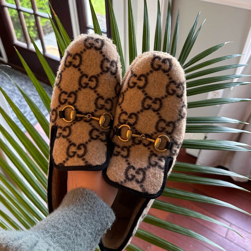 Gucci Supreme Wool Loafers